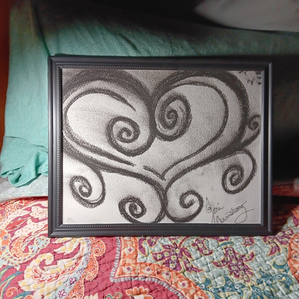 Art Work Charcoal on Canvas
